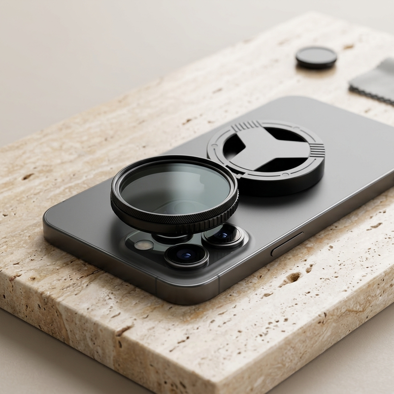 Magnetic Polarizer Lens For Mobile Photography