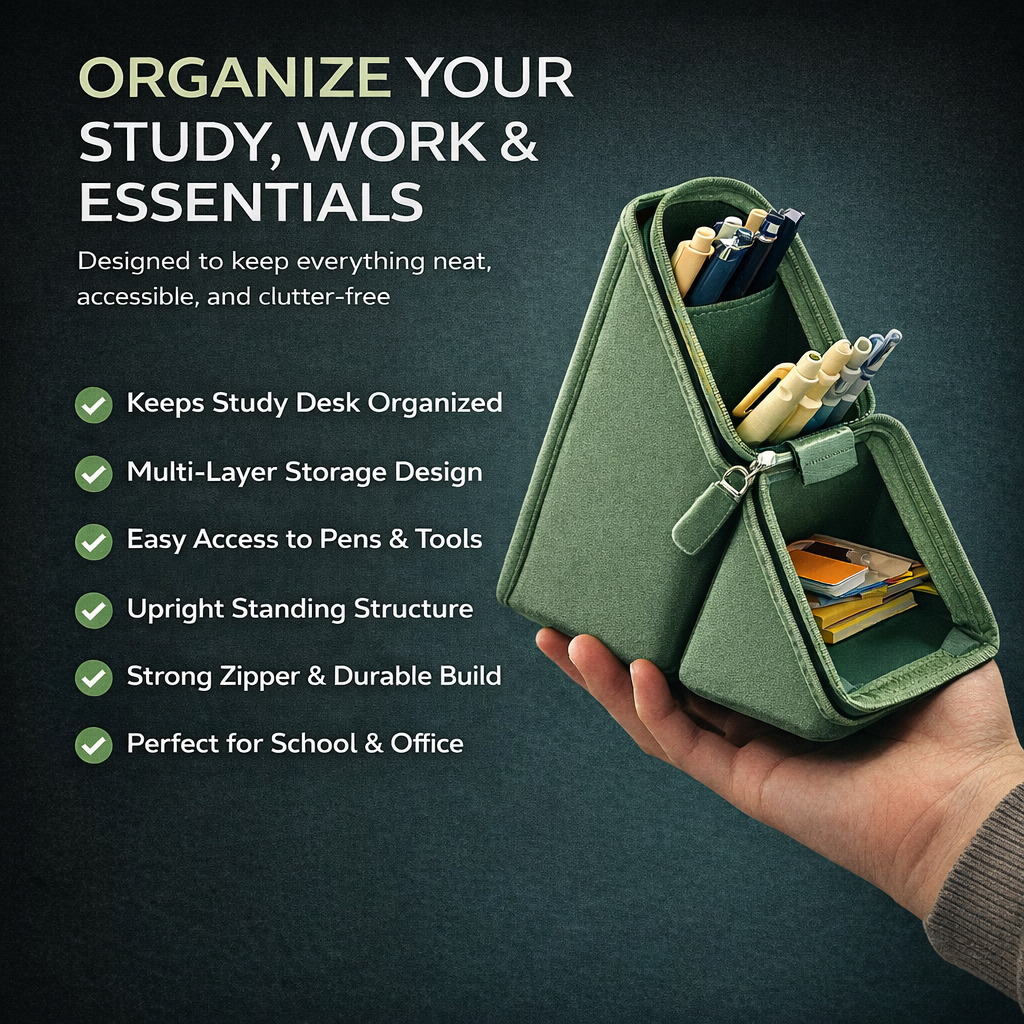 Viral Zip & Go Kids Stationery Organizer