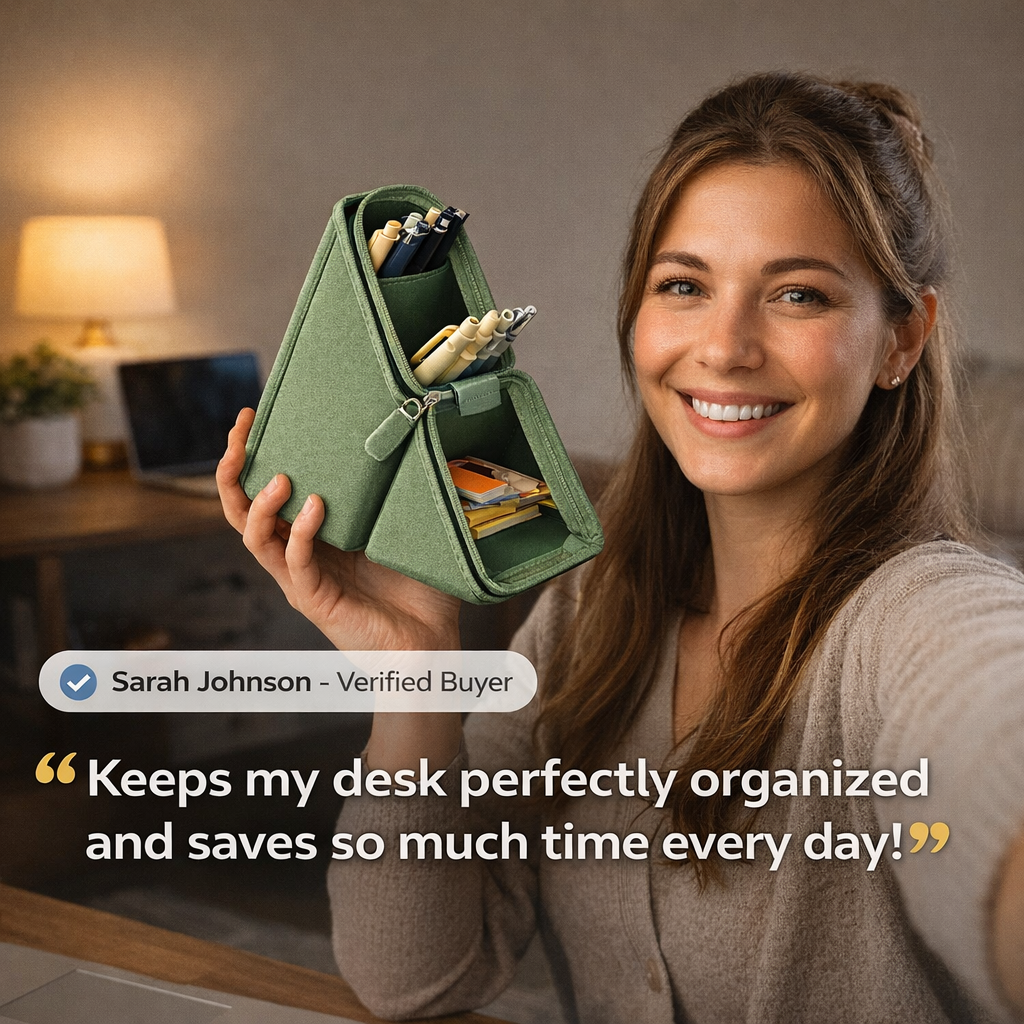 Viral Zip & Go Kids Stationery Organizer