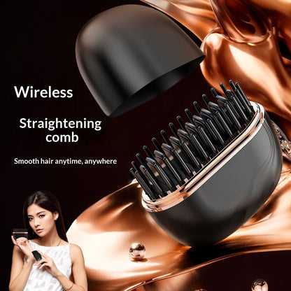 New Mini Charging Hair Straightener Comb