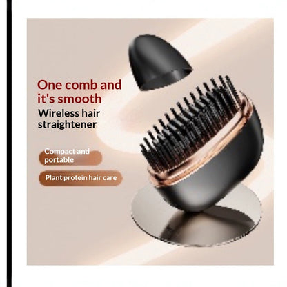 New Mini Charging Hair Straightener Comb